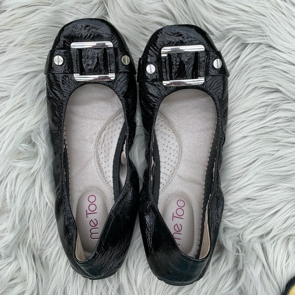 GUC Black Strectch Back flats